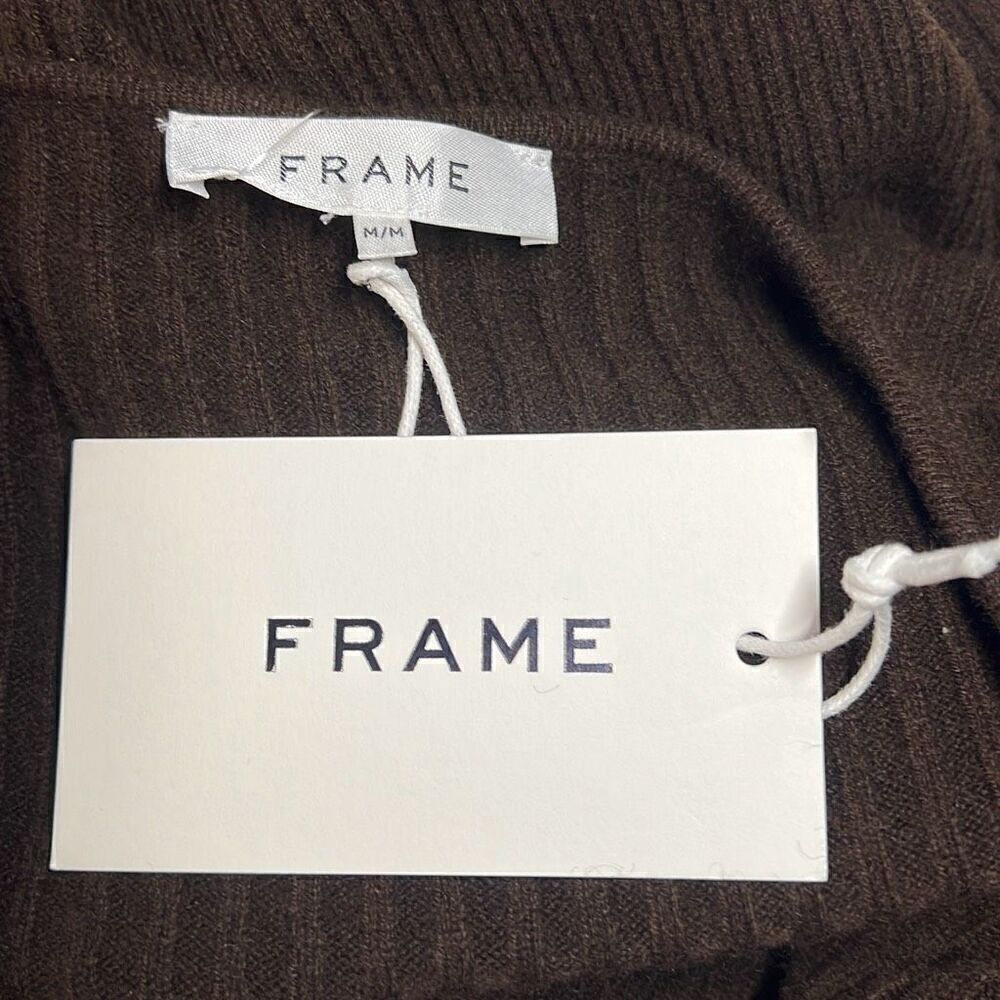 Frame Ribbed Cashmere U-Neck Dress NWT medium - Picture 13 of 15